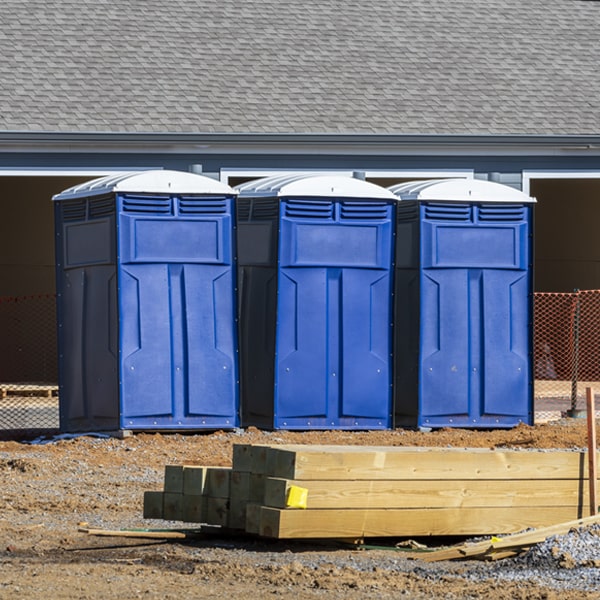 is there a specific order in which to place multiple portable toilets in House Springs